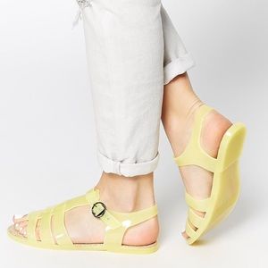 ASOS-Truffle Collection Jelly Espadrilles Sandals